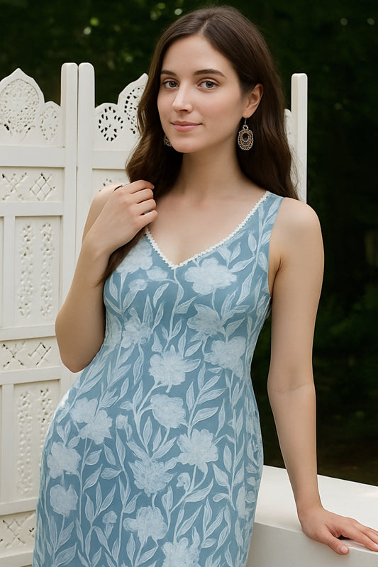 Floral Breeze Kurti – Ethnic Simplicity, Modern Touch
